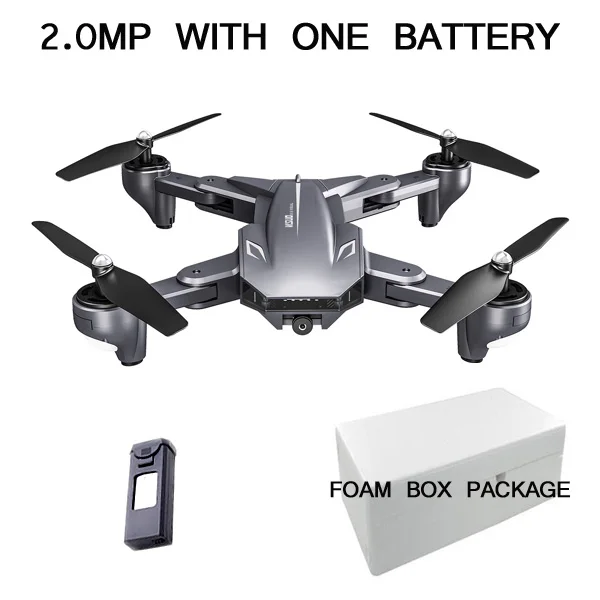 Visuo XS816 Радиоуправляемый Дрон 4 K/1080 p двойная камера HD вертолет WiFi FPV оптическое позиционирование потока оптический Квадрокоптер складной селфи Dr - Цвет: 2MP 1B FB