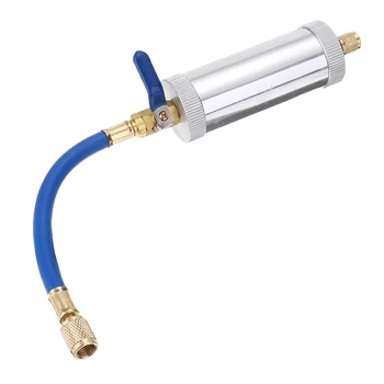 

1pcs R134A R12 R22 Car Oil Conditioner / Tool Injection Pure Liquid Dye Injection Pure Liquid Oil Coolant Filler Tube