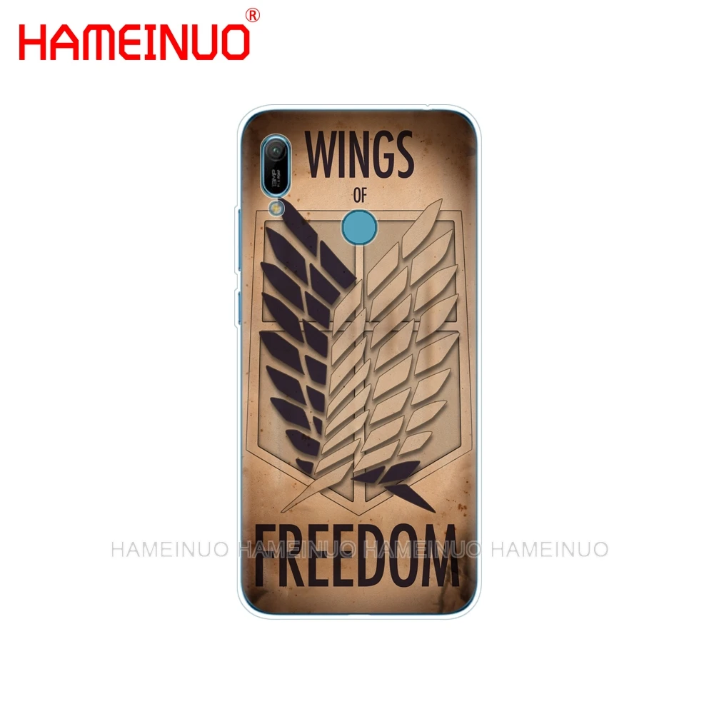 Силиконовый чехол для телефона huawei Y5 Y6 Y7 Y9 PRO PRIME honor 8s 8a 20 LITE PRO 10i view 20 V20 Attack On Titan anime - Цвет: 50265
