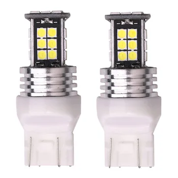 

2pcs Turn Signal Light W21W WY21W LED Car Canbus 3030 Brake 360 degrees