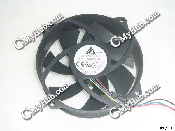 Для DELTA AUB0912H CB56 DC12V 0.30A 95x95x25 мм 4Pin 4 провода Процессор Вентилятор