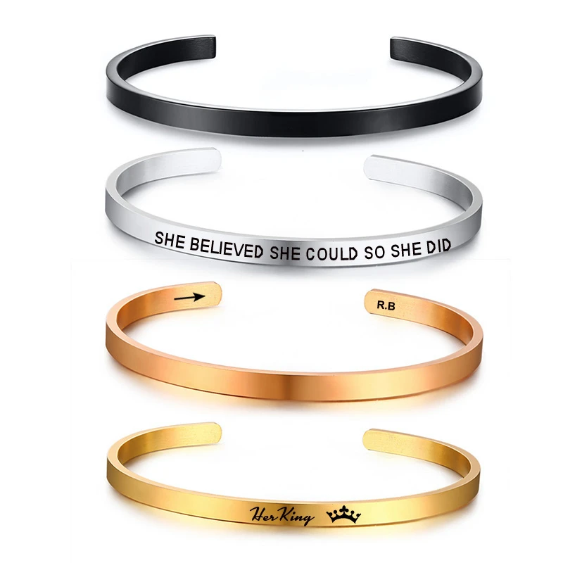 Простой Женский Браслет манжета 5 мм браслет золотого цвета из нержавеющей стали