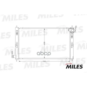 

Radiator Mitsubishi Lancer 1.5-2.0 08-miles item No. acrb035