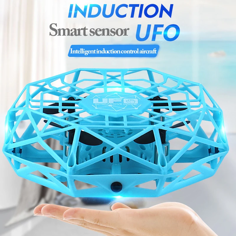 

Mini UAV UFO Gesture Sensor Helicopter Infrared Sensor Aircraft Anti-collision Manual Control Four-Axis Sensor UAV Children Toy