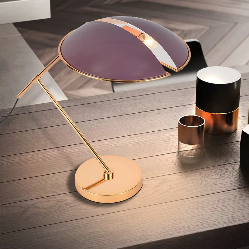 Nordic Post Modern Desk Lamp Fashion Ins Personality Girl Bedroom Study Hotel Model Room Bedside New Style | Лампы и освещение