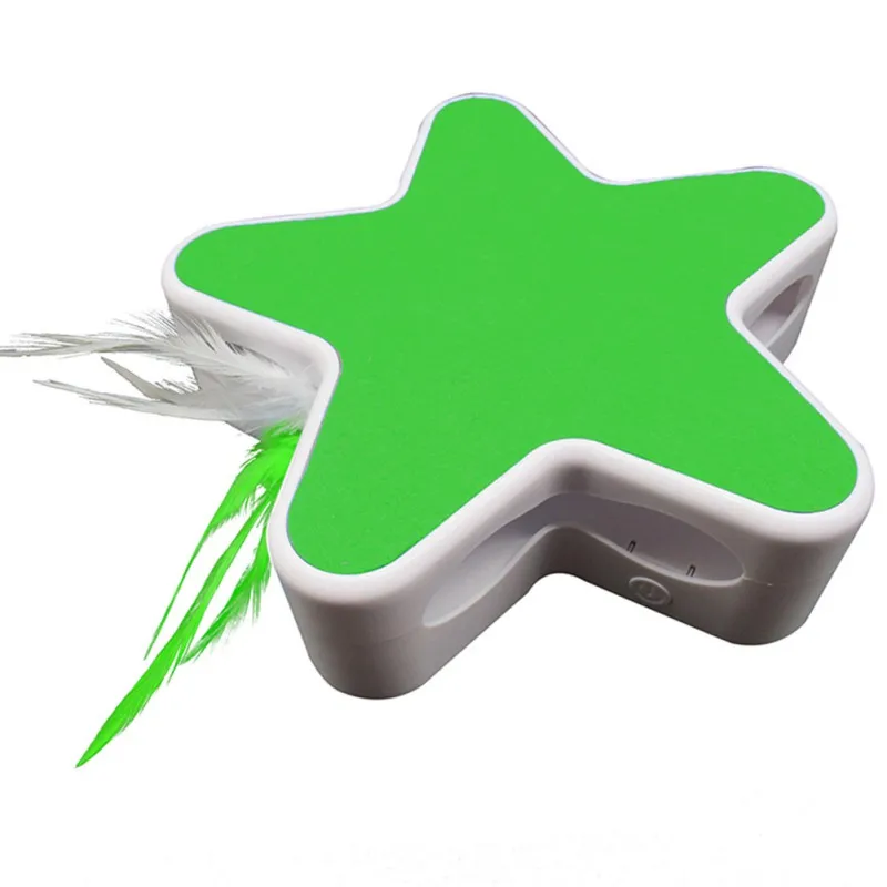Белый Забавный кот Интерактивная игрушка игрушки для котов вращающийся Кот игра Прорезыватель доска мыши пикап игра игрушка электрические игрушки упражнения Pro - Цвет: Белый