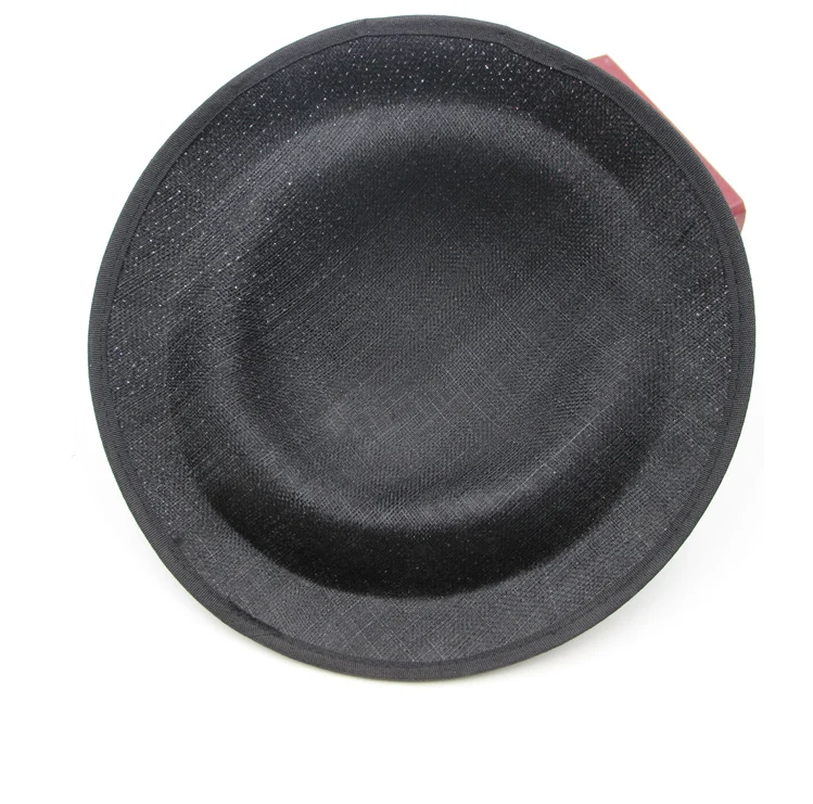 Круглые 30 см Sinamay Hat Base DIY Женские аксессуары для шляп цельные льняные плоские Millinery церковные вечерние головные уборы DIY женские свадебные головные уборы