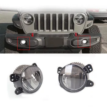

LED Fog Lights DRL Running Lights for Jeep Wrangler JL 2018 2019 2020 with Plastic Bumper Relector LED Fog Lamp