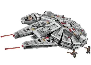 

IN Stock 1351pcs Star Wars Lepining Millennium Years Starwars Falcons Lando Calrissian Building Blocks Toys 79211