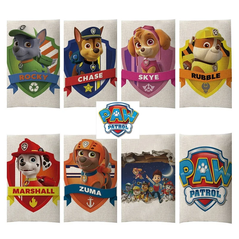 Paw Patrol Hug наволочка игрушка диванная Подушка Наволочка Райдер Patrulha Canina Аниме фигурки наволочка детские подарки на день рождения