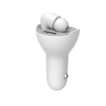 

2020 New Car Charger Earbud earphone touch wireless Bluetooth V5.0 USB Wireless handsfree Headset for safe driver for iphone