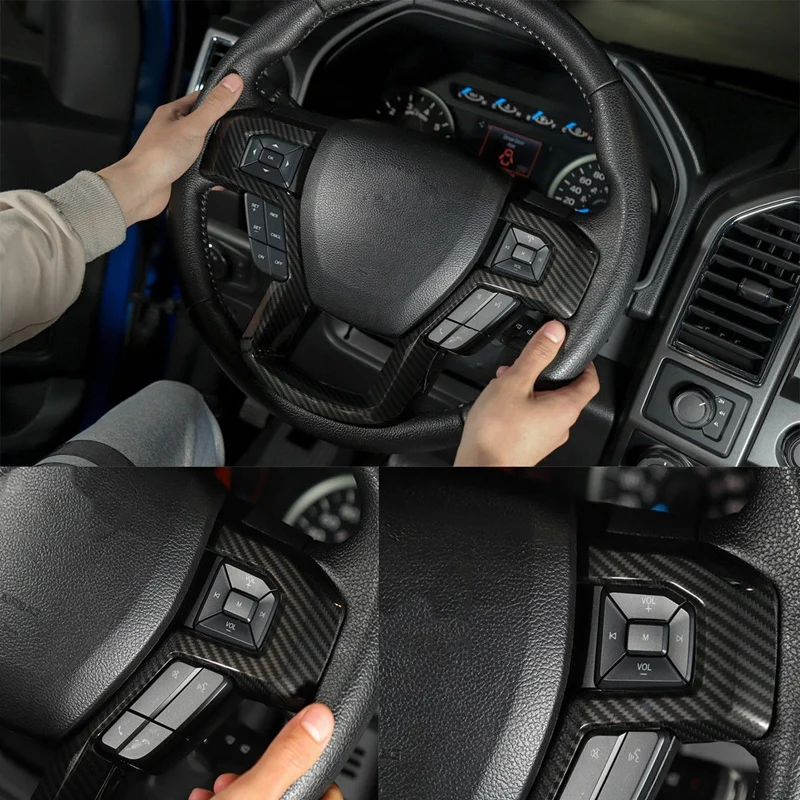 Автомобильный карбоновый руль формовочная панель накладка для Ford F150- аксессуары