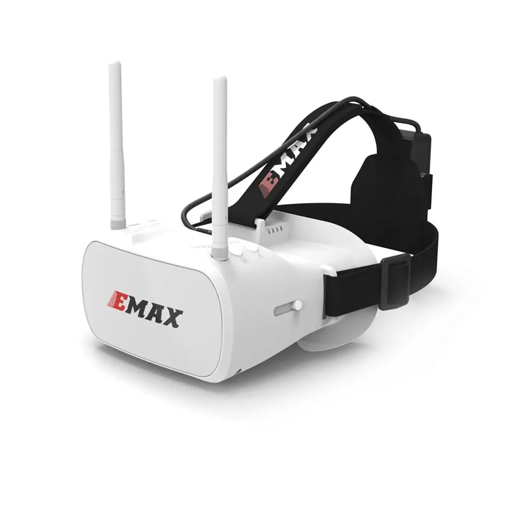Emax Tinyhawk 5,8G 48CH FPV очки 4,3 дюймов 480*320 видео гарнитура с двумя антеннами 4,2 в 1800 мАч батарея для радиоуправляемого дрона