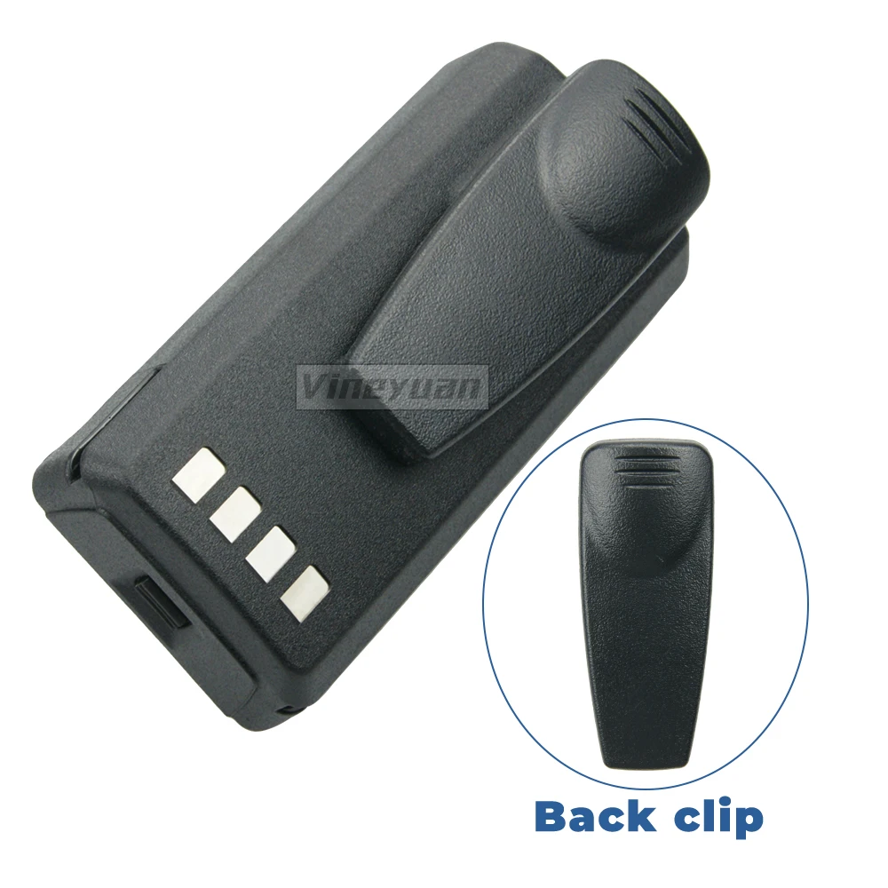 PMNN4476A Battery Walkie Talkies Rechargeable Battery for Motorola CP1200 CP1300 CP1600 EP350 CP185 Radio Battery with Belt Clip 4