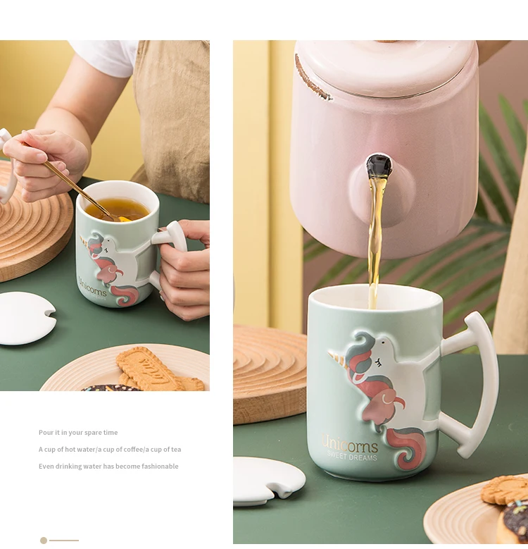 Unicorn Coffee Ceramics Cups