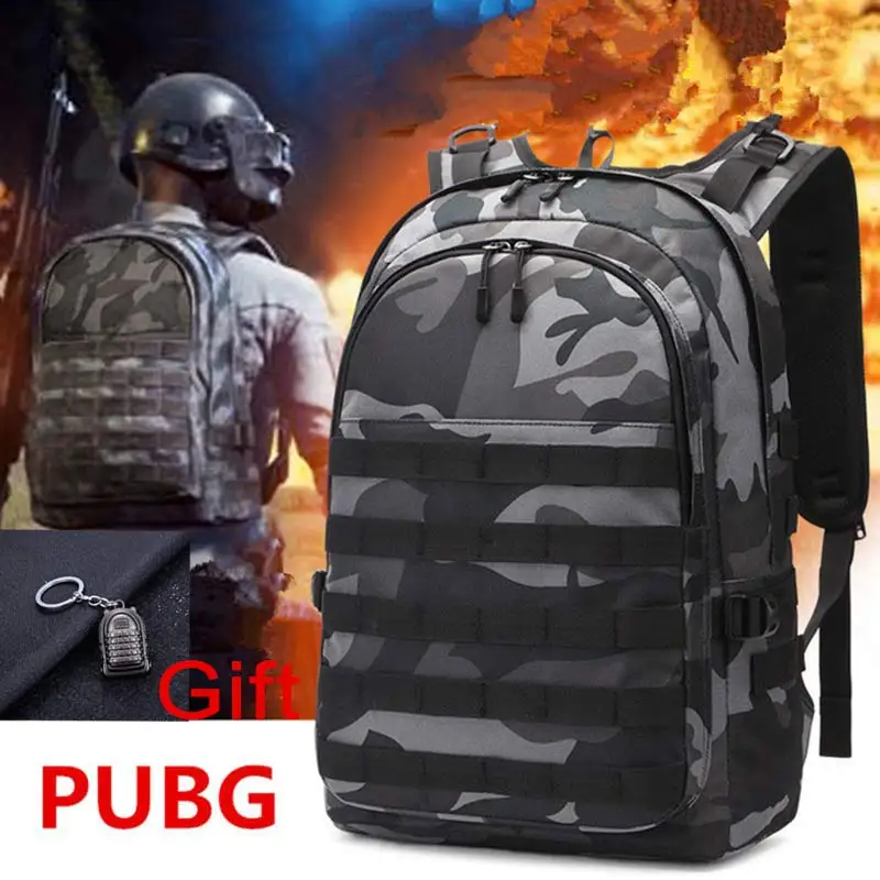  Backpack Game Playerunknown's Battlegrounds PUBG Cosplay Level 3 Instructor Backpack Outdoor Multi-