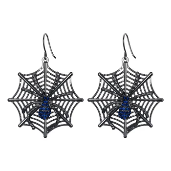 

Tuliper Halloween Spider Earrings For Women Animal Crystal Hook Drop Party Jewelry Gift Accessories Dangle Kpop Fashion 2020