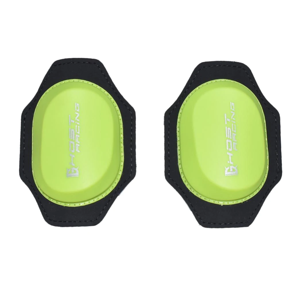 Green, 2 Pcs Sets Knee Shin Gear Guard Pad Protector Knee Slider Pads Support for Outside Riding Motorcycles Motorbikes