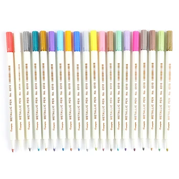

10 Color Metal Marker Pen Metal Permanent Paint Marker Waterproof DIY Design Album Stationery Art Painting Drawing Art Supplies