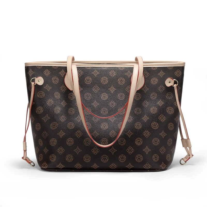 

Women Vintage Handbags Casual Tote Flower Printing High Big Capacity Lady Shoulder Bag Monogram Bags
