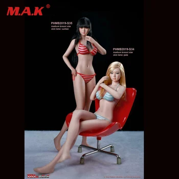 

TBLeague PHMB2019-S34/ S35 1/6 Sutan/Pale Skin Medium Breast Female for 12" Seamless Body Toys