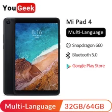 Xiaomi mi Pad 4 mi Pad 4 LTE wifi OTG " планшеты 32 Гб 64 Гб ПК Восьмиядерный процессор Snapdragon 660 6000 мАч 1920x1200 FHD 13 МП планшет Android