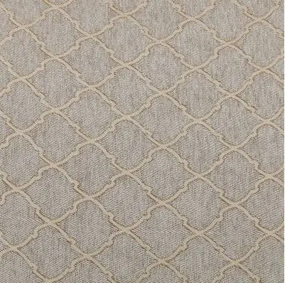 HLQON в европейском стиле парча Толстая шенилловая ткань для материал подушки занавеска, стул стеганая и швейная диван, скатерть - Цвет: beige grid