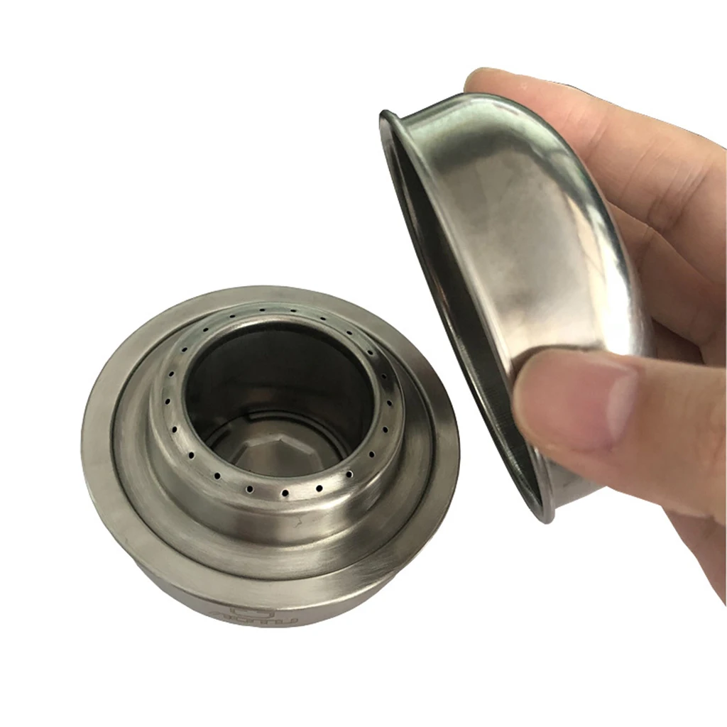 Stainless Steel Alcohol Burner Cap for Camping Stoves to Put out Fire on Spirit Burner Stoves