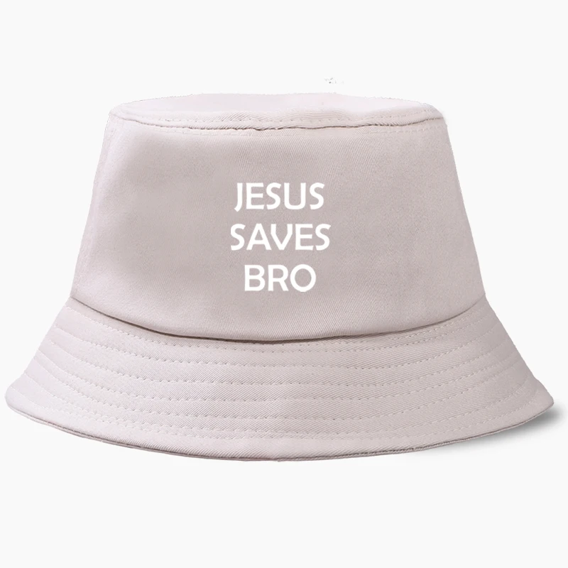 Jesus Saves Bro Panama Cap Bucket Hats 