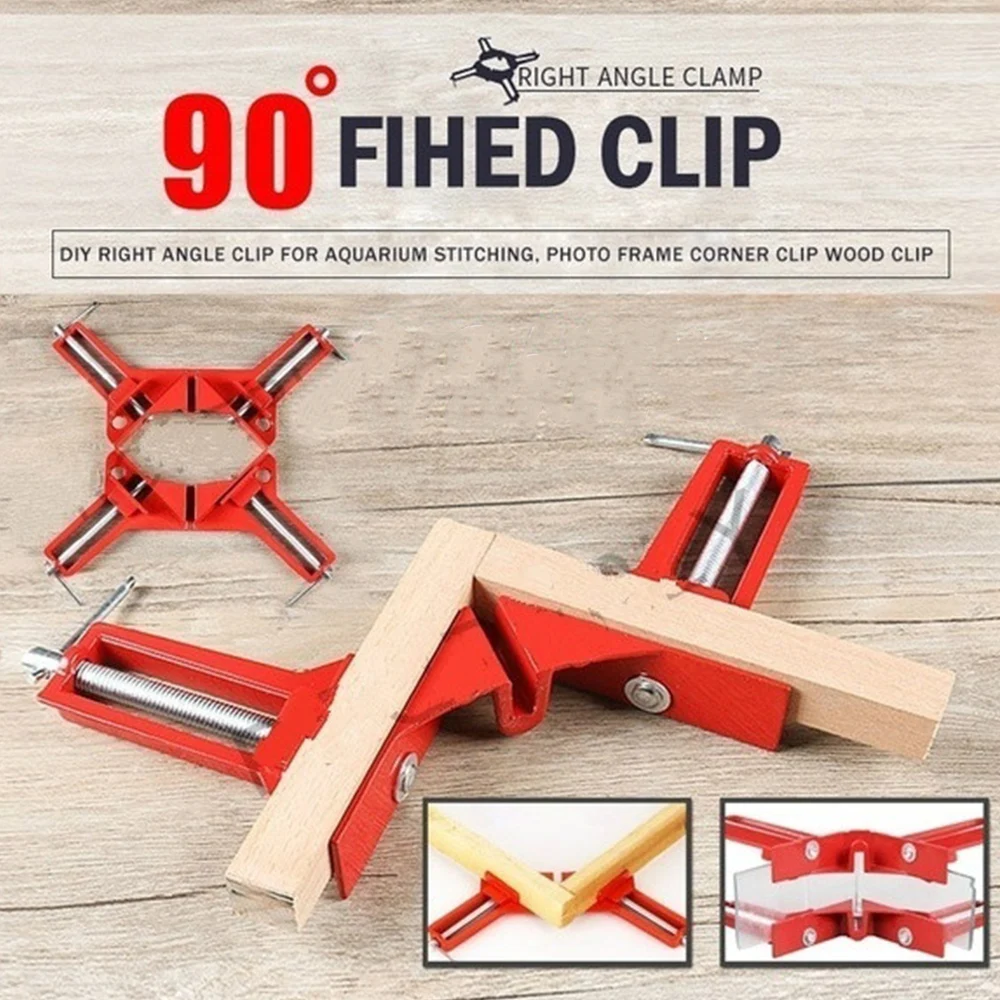 TACKLIFE 90 градусов правый угол зажим рамка для фотографий угловой зажим 100 мм Mitre зажимы угловой держатель ручной инструмент для дерева 4 дюйма