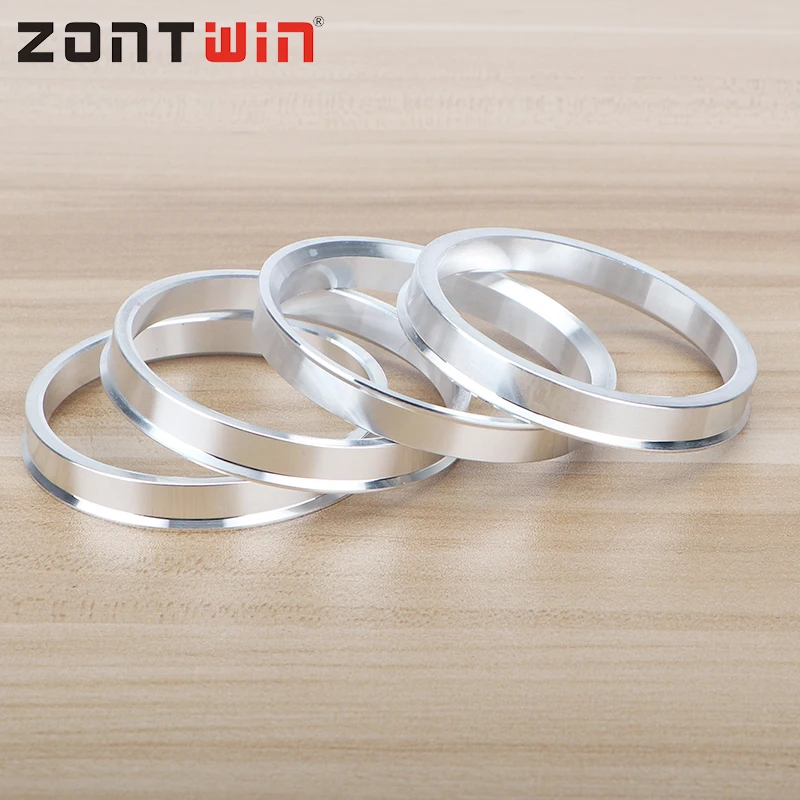 Pack of 4 ZENTRIAL RINGS DISTANCE RING ALUMINIUM RINGS 73.0 x 67.1 mm FZ55 