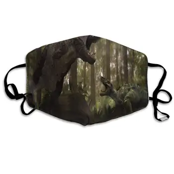 

Dustproof Washable Reusable Dinosaur Personalized Mouth Cover Mask Respirator Germ Protective Warm Windproof Mask