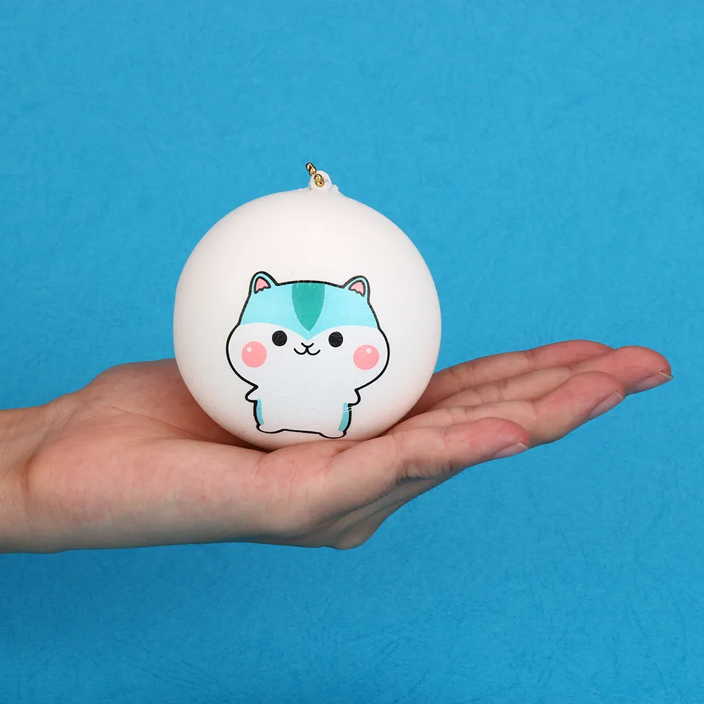 Trinket Stress Relieve Gifts cartoon Bread Pendant Charm Slow Rising Collection Stress Reliever Toys vent Pressure relief toy #B