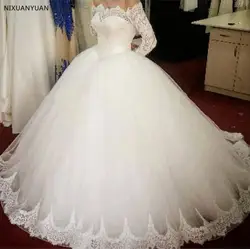 Сексуальное женское простое винтажное свадебное платье с открытыми плечами 2019 свадебное платье