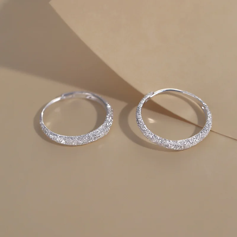 Серьги-кольца женские из стерлингового серебра 925 пробы Серебряный пирсинг |