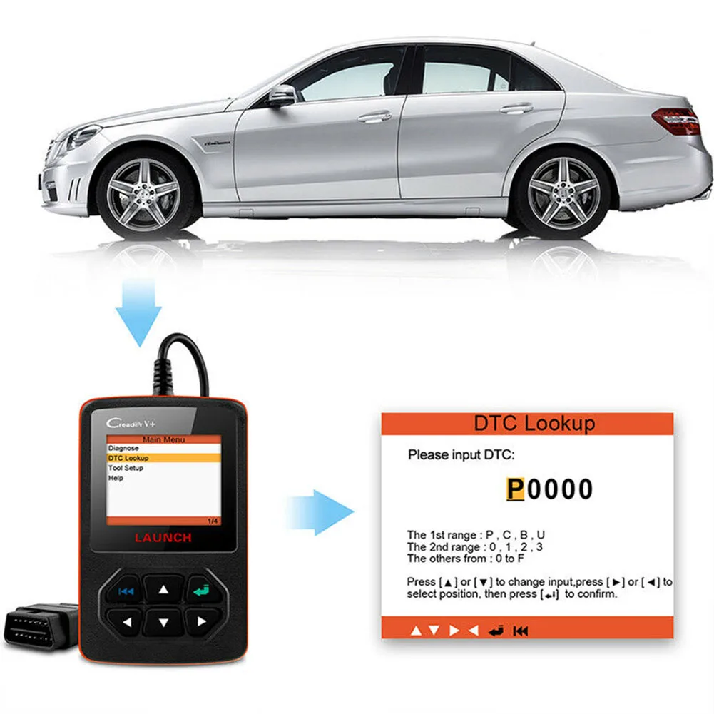 Двигатель многоязычный считыватель кодов для ремонта автомобиля универсальный OBD2 Автомобильный сканер неисправности DIY Мини диагностический инструмент портативный
