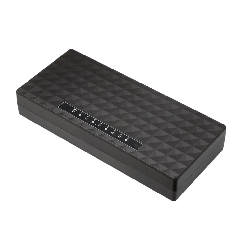 8-Port Wireless Network Switch Gigabit Lan Poe Ethernet Hub Adapter 8-Port Full Gigabit Ethernet Switch EU/US PLUG