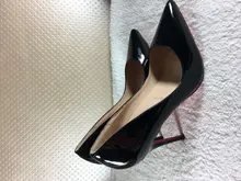 2021 de lujo marca bombas rojo tacón alto Sexy zapatos de boda, zapatos de tacón alto de cuero genuino 8 10 12cm rojo mujeres Zapatos de Mujer Zapatos 35-44