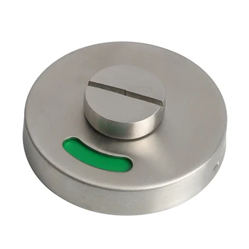 

Durable Indicator Airport WC Toilet Door Lock Stainless Steel Bathroom Rustproof Shopping Mall Hotel Hardware With Turn Knob