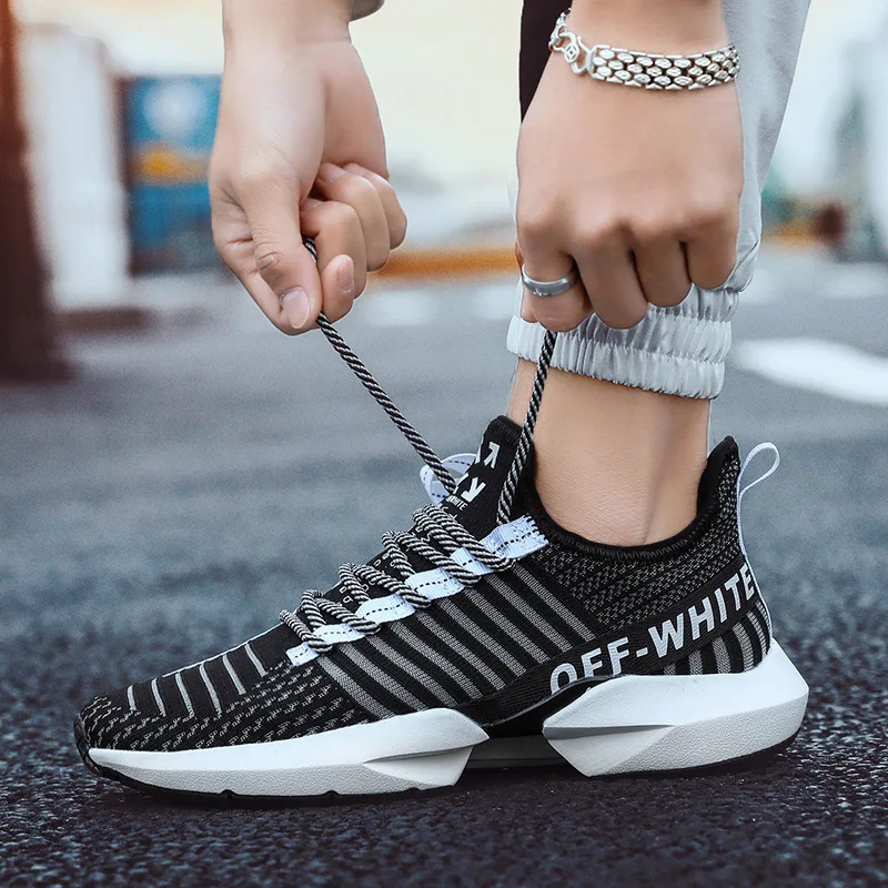 Factory Direct Sales Fishing Line New Couple Shoes Men's Shoes Women's Shoes Sports Casual Running Shoes British Runfei Woven Br