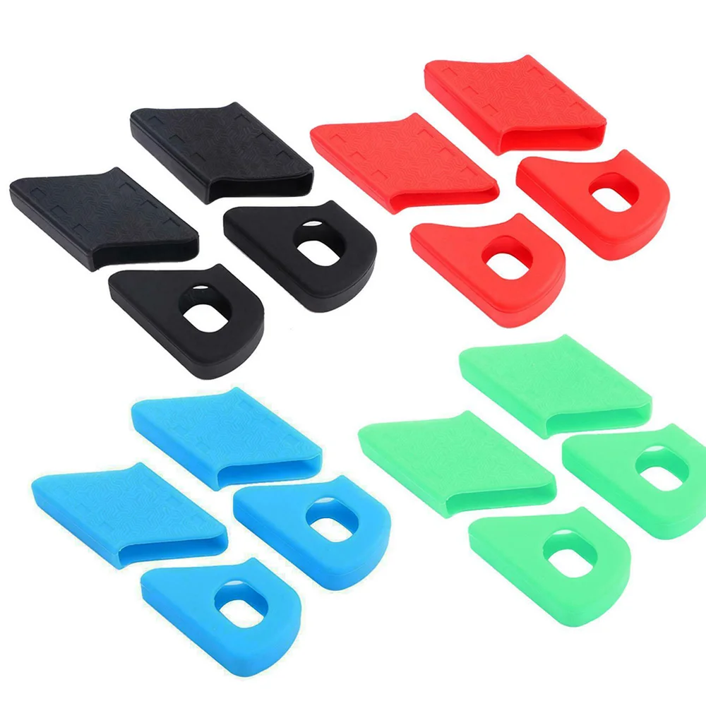 Silicone Bike Crank Arm Cap Cover Protector MTB Bicycle Crankset Arm Boots