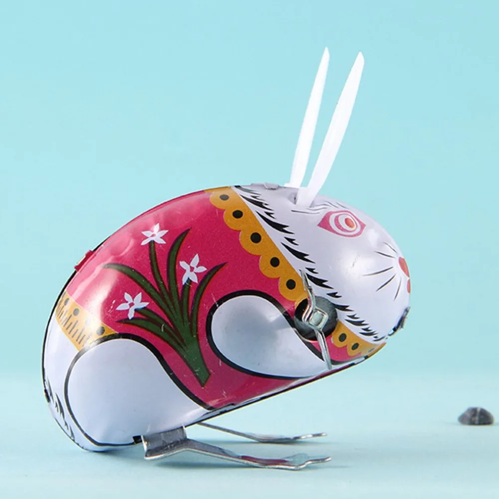 Классические мини заводные Классические игрушки животные кролик заводные прыжки заводные развивающие игрушки творческие игрушки для детей