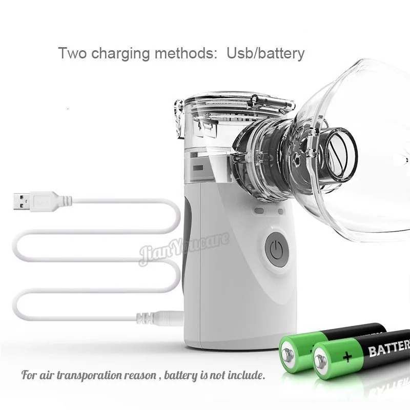 Mini Handheld silent Inhale Nebulizer Ultrasonic inalador Health Care Children Adult kids portable atomizer inhaler nebulizador