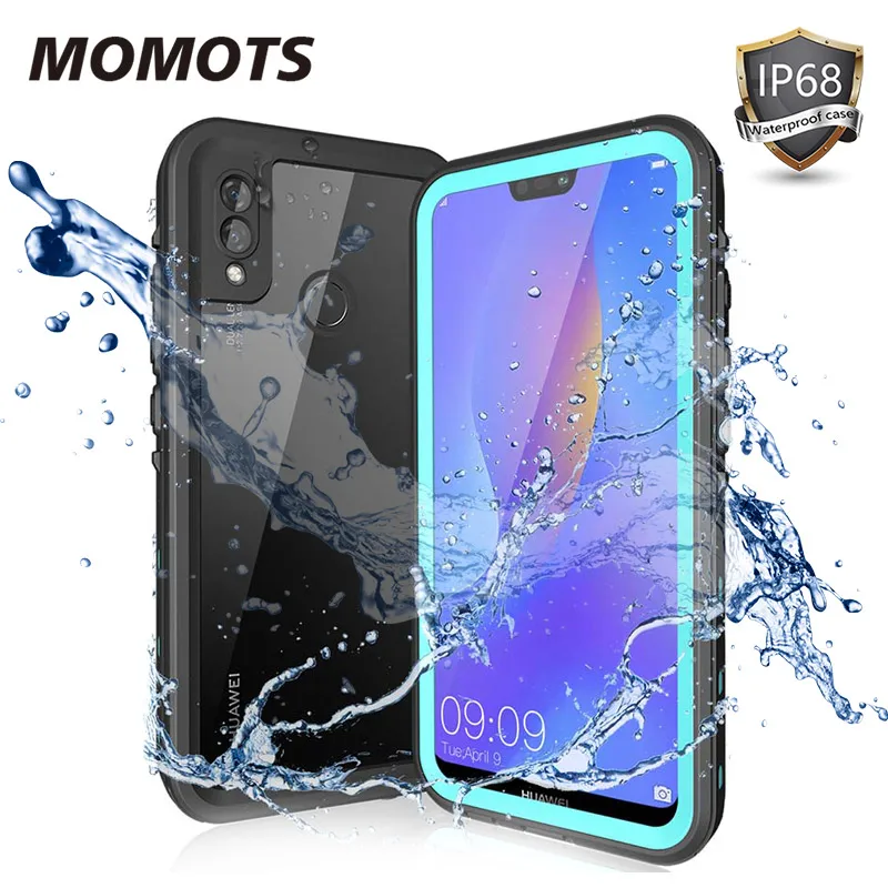 MOMOTS IP68 водонепроницаемый чехол для Huawei P20 Lite P30 прозрачный Дайвинг Pro 360 Полное