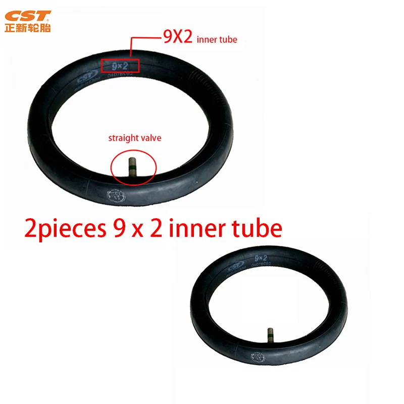 

CST 9x2 Inner Tube Xiaomi Mijia M365 Scooter Tire 8 1/2x2 Electric Scooter Inflation Tyres Camera Durable Replacement Inner Tube