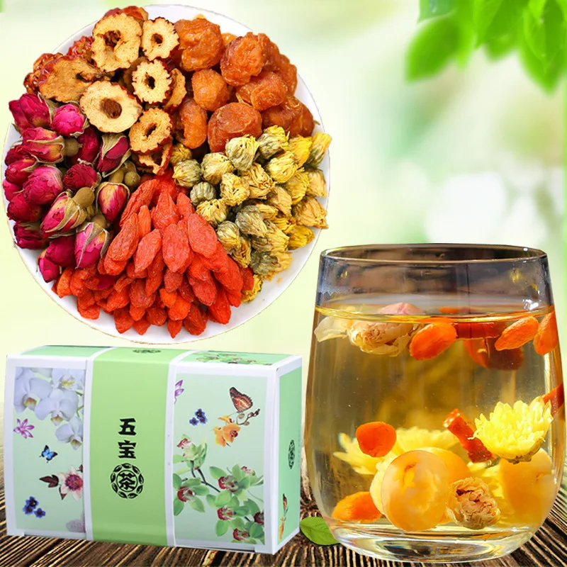 Китайская классическая косметическая формула для похудения, чай, Роза Годжи, хризантема, Кристальный сахар, всего 15 пакетиков, 10 г/пакетиков, китайская Волчья ягода