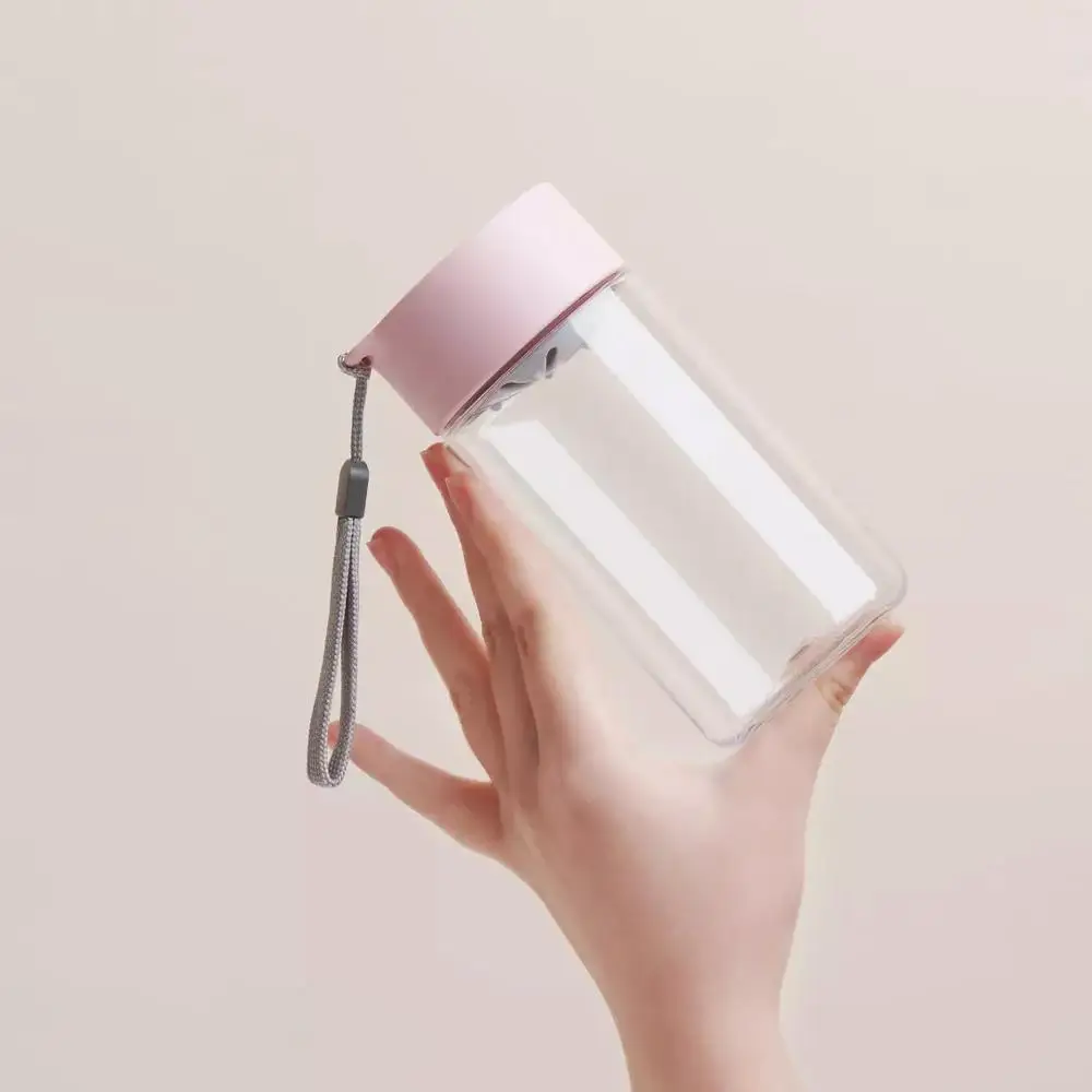 Портативная бутылка для воды Xiaomi Fun Home 350 мл держатель из пищевого силикона PP