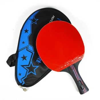

HUIESON Carbon Fiber Table Tennis Racket Blade Double Face Pimples-in Racket Rubber Table Tennis Bat with Bag Top Recommended