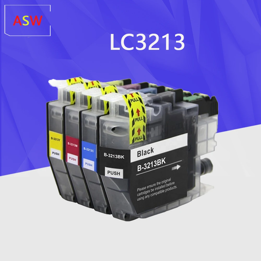 Совместим с LC3211 LC3213 чернильный картридж для Brother DCP-J772DW DCP-J774DW MFC-J890DW принтеры LC 3211