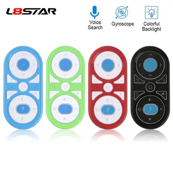

L8star G11 Air Mouse Google Voice Microphone RGB Backlit Gyro Remote Control IR Learning 2.4G Wilress Rechargeable Mini Remote